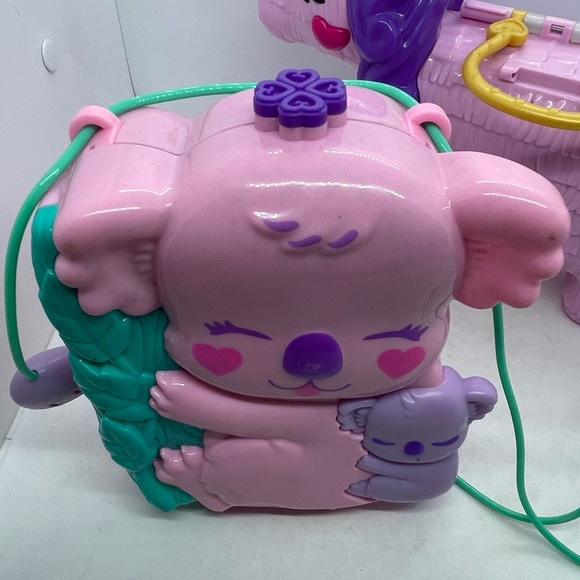 2020 Polly Pocket Koala & Pocket Unicorn Party play set. Missing some pieces - Picture 2 of 9